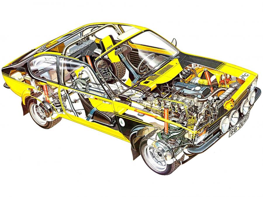  Opel Kadett GT-E Rally-E Car 1976 года  (фото 3 из 5)